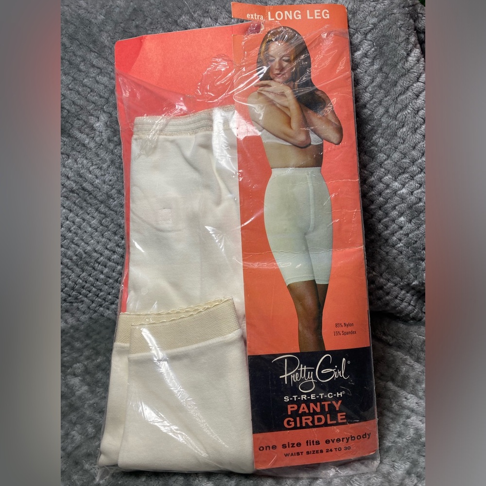 Vintage 1960’s Pretty Girl Stretch Panty Girdle - Extra Long Legs